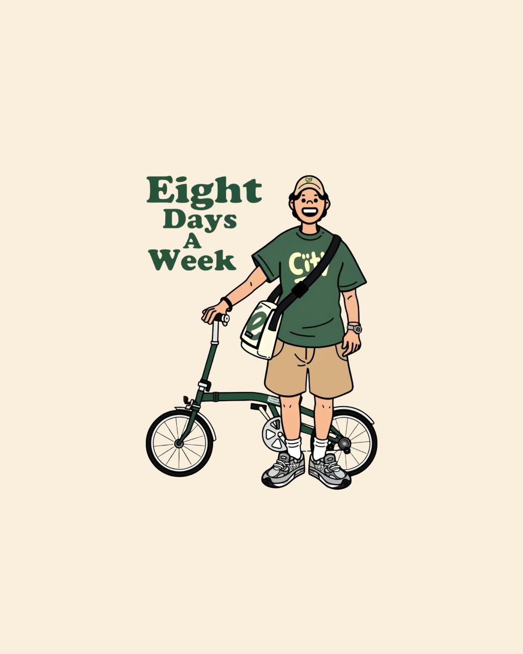 Eight Days A Week | Regular Fit Graphic T-Shirt