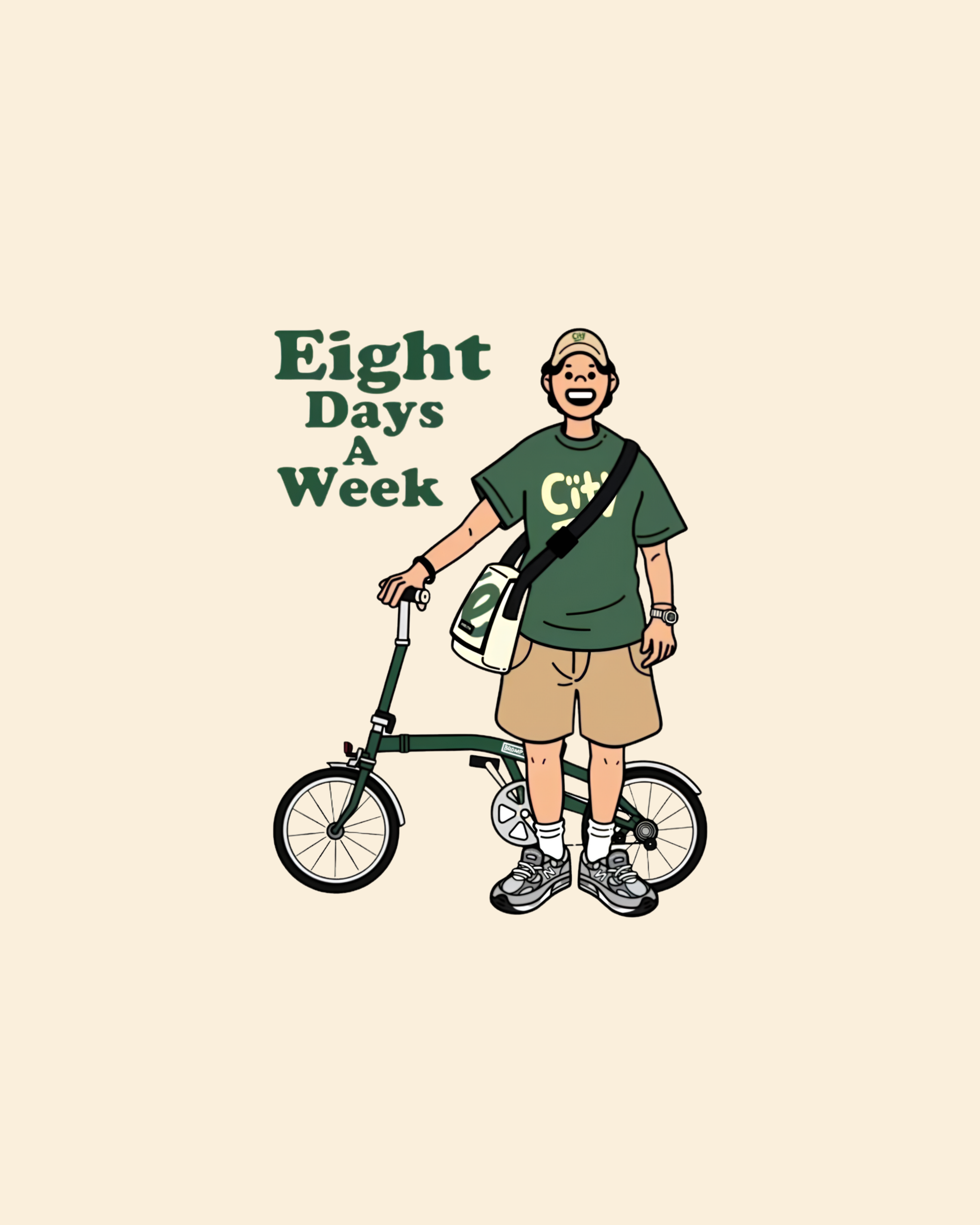Eight Days A Week | Regular Fit Graphic T-Shirt