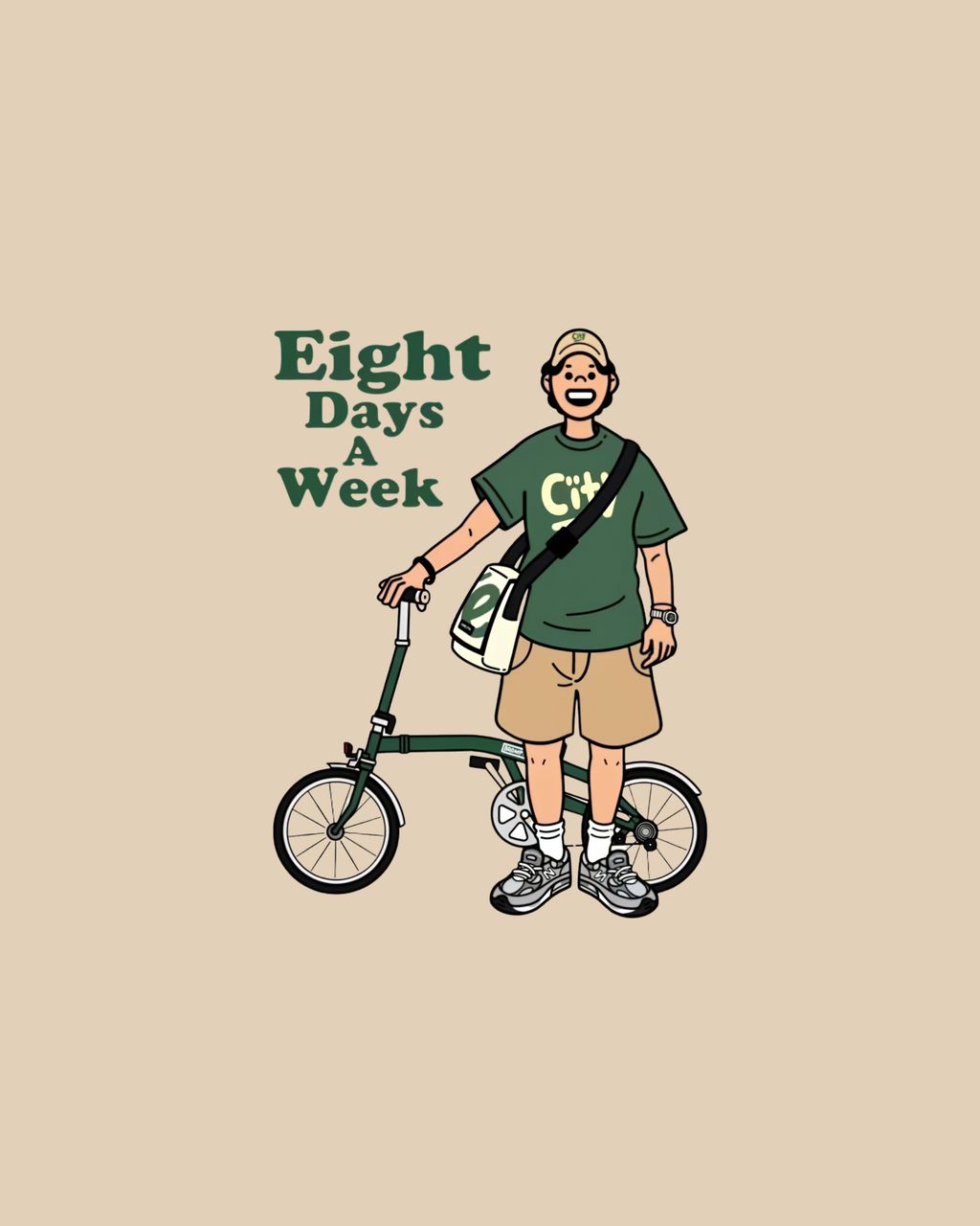 Eight Days A Week | Regular Fit Graphic T-Shirt