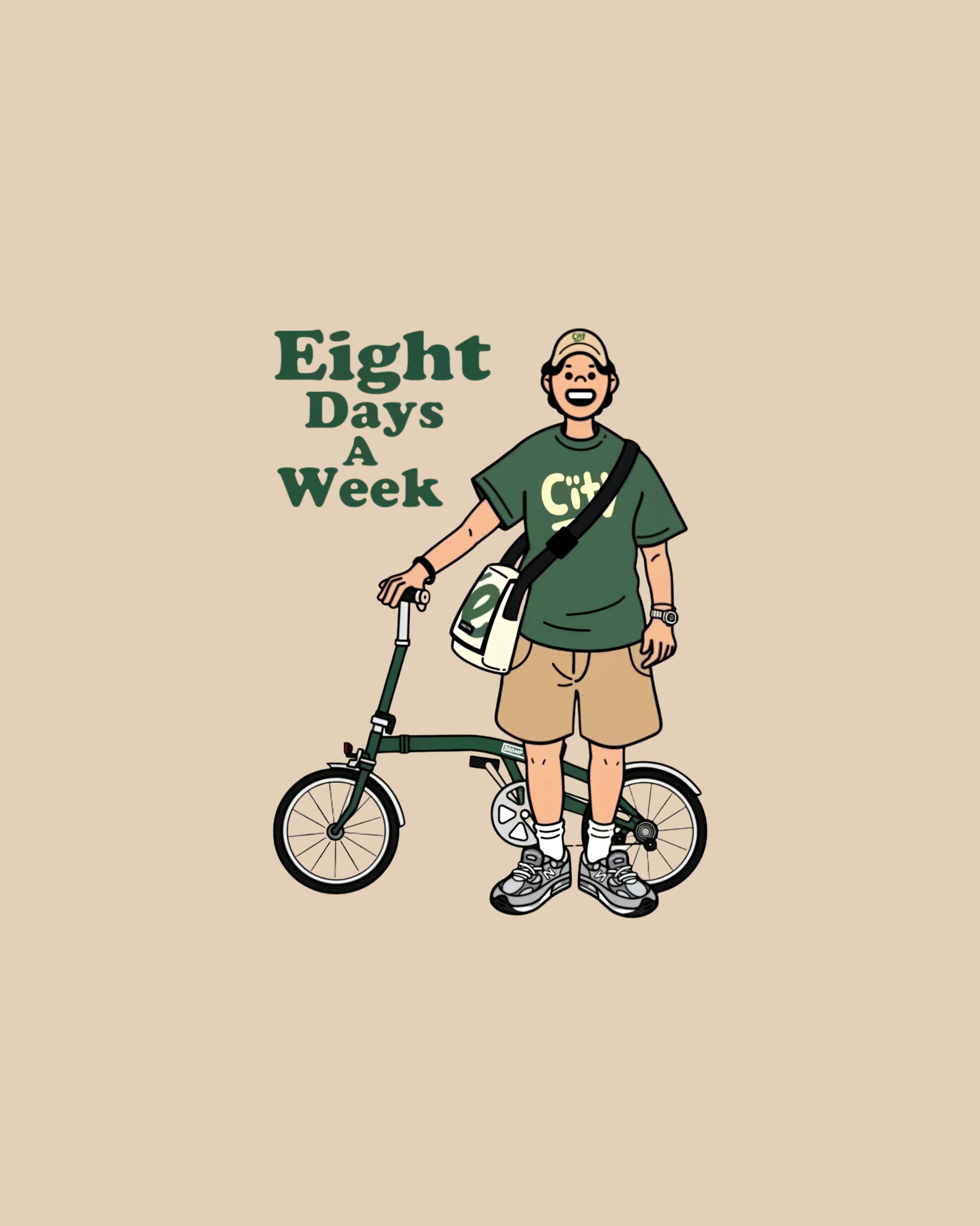 Eight Days A Week | Regular Fit Graphic T-Shirt