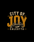 City of Joy Graphic Regular Size T-Shirt  | Black & Forest Green