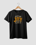 City of Joy Graphic Regular Size T-Shirt  | Black & Forest Green