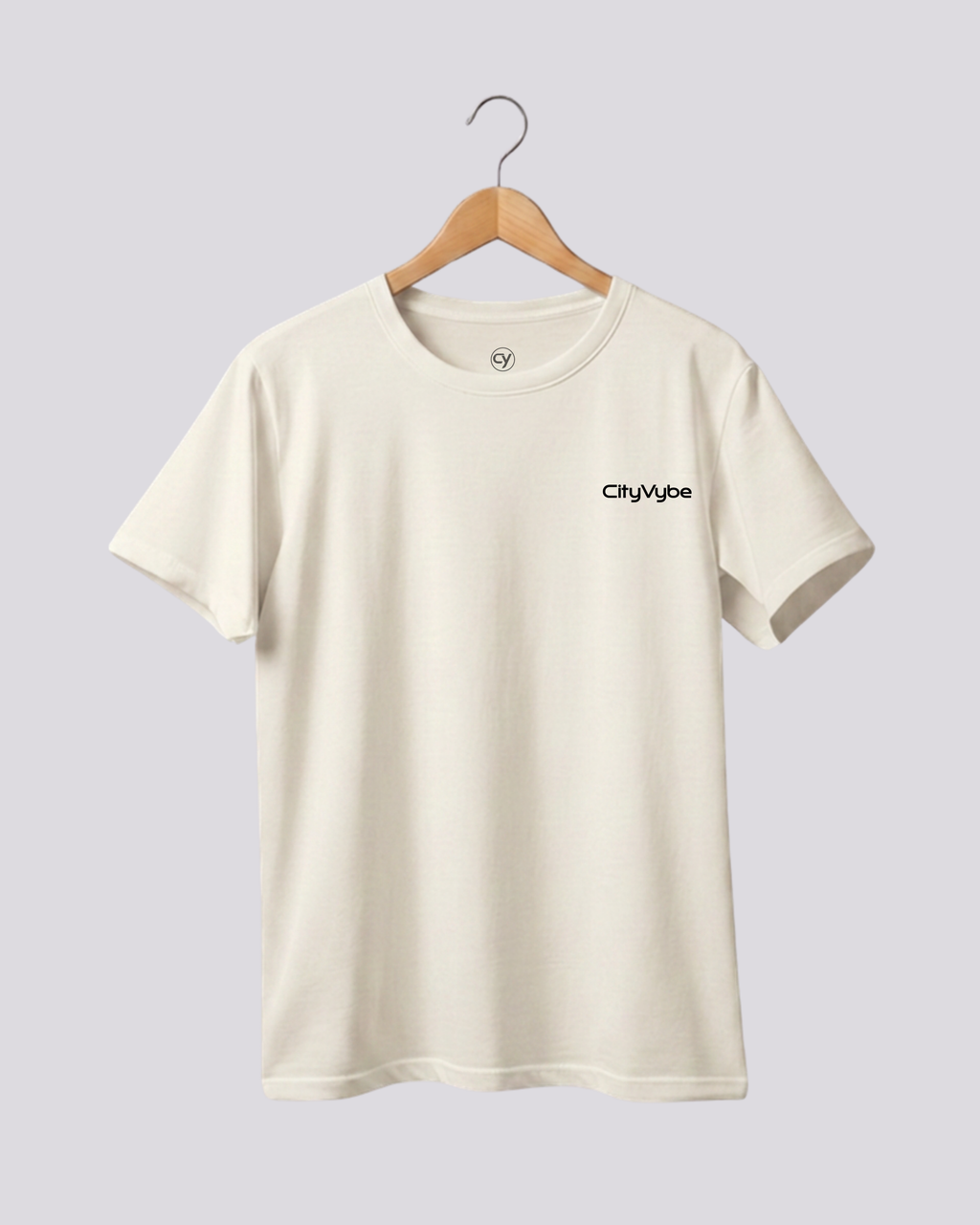 CityVybe Signature Embroidered T-Shirt | Regular Fit