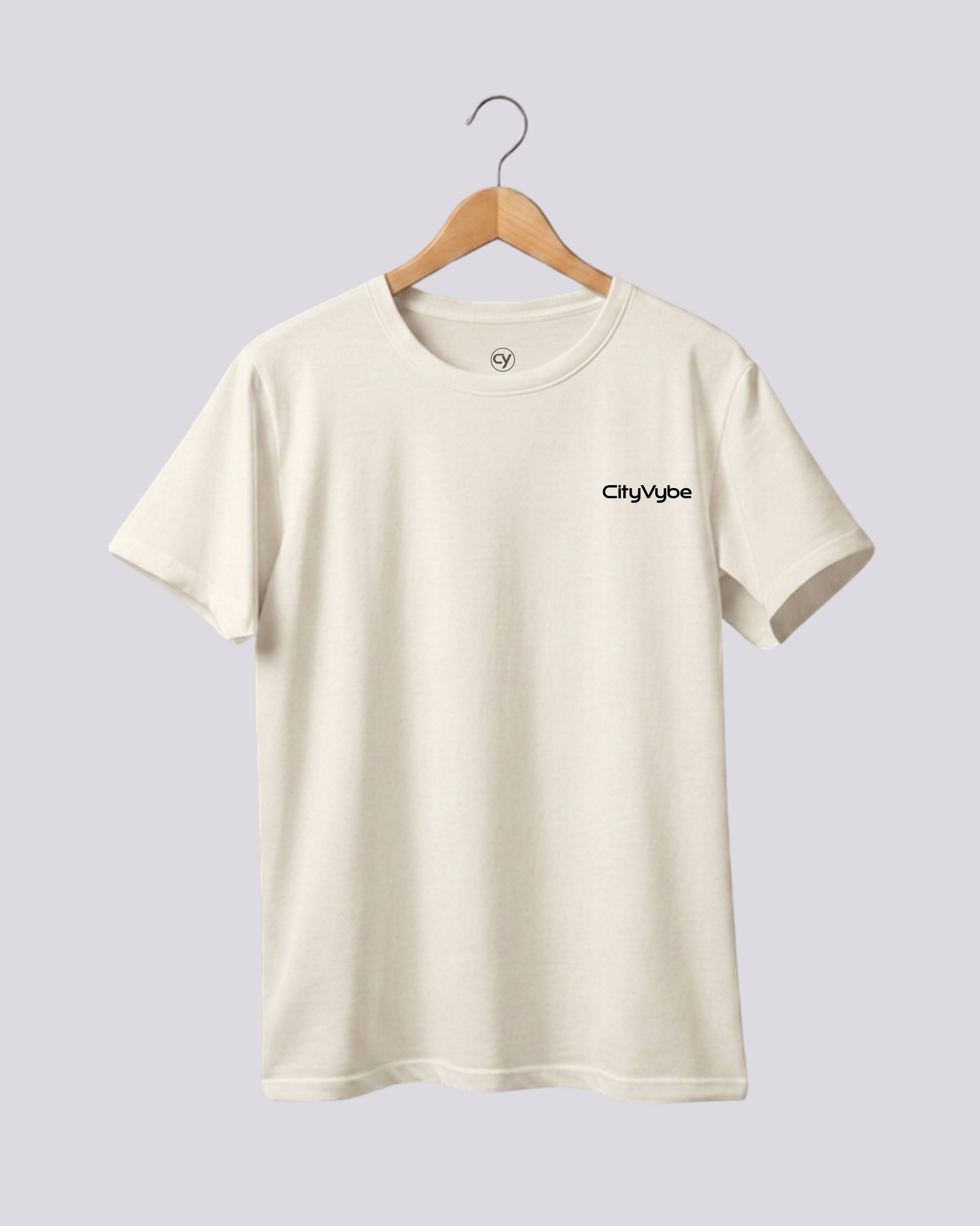 CityVybe Signature Embroidered T-Shirt | Regular Fit