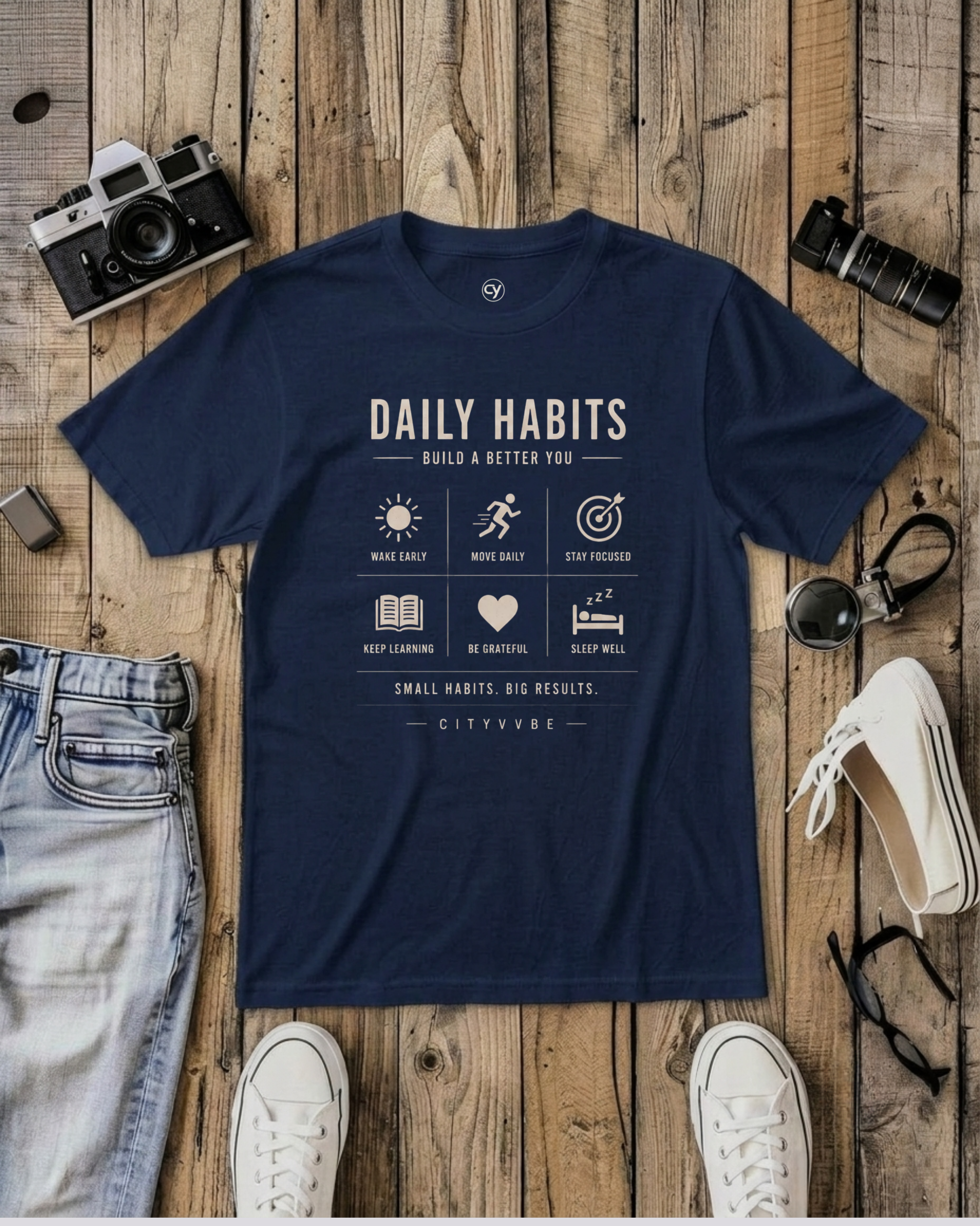 Daily Habits T Shirt For Men Woman| Regular Fit | DTG Printed